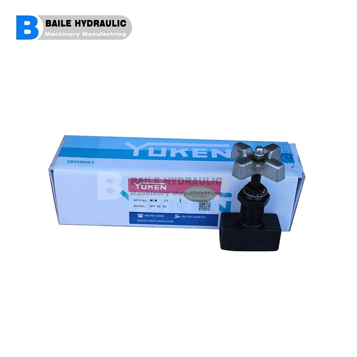 YUKEN GCT-02-32 In-line Type Needle Valve Threaded Connection GCTR-02-32 Angle Type Needle Valve Threaded Connectio